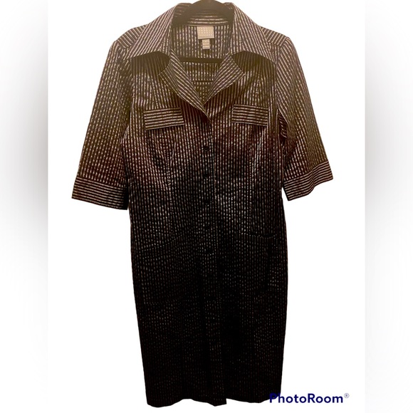 Rabbit Rabbit Rabbit | Dresses | Rabbit Black White Striped Button Down ...